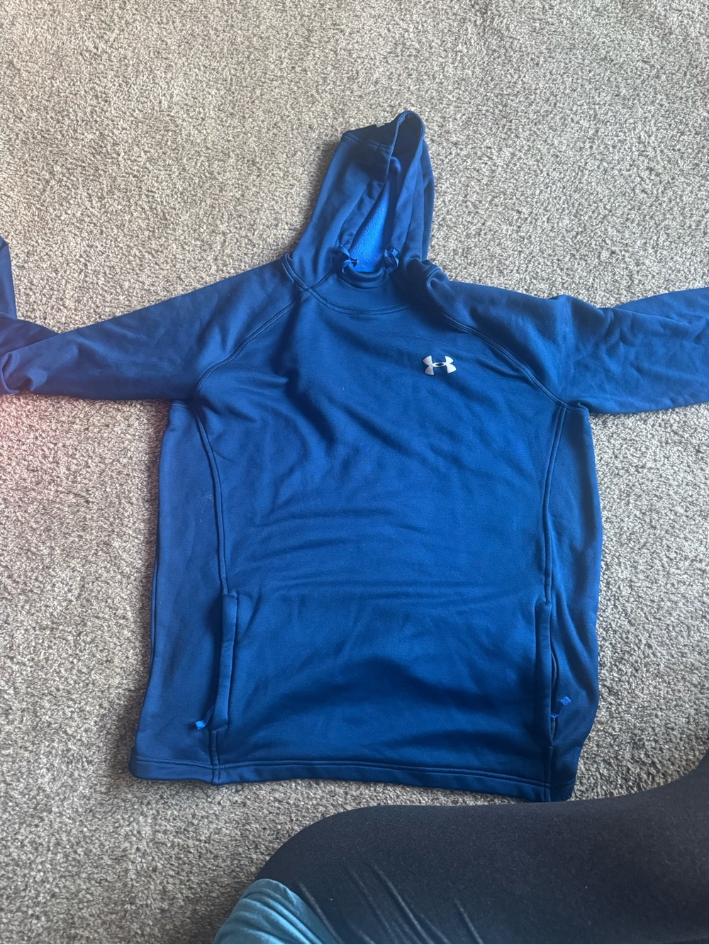 Under Armour Men's Royal Blue Crewneck Hoodie
